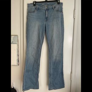 Old Navy Mid Rise Kicker Boot Cut Jeans
